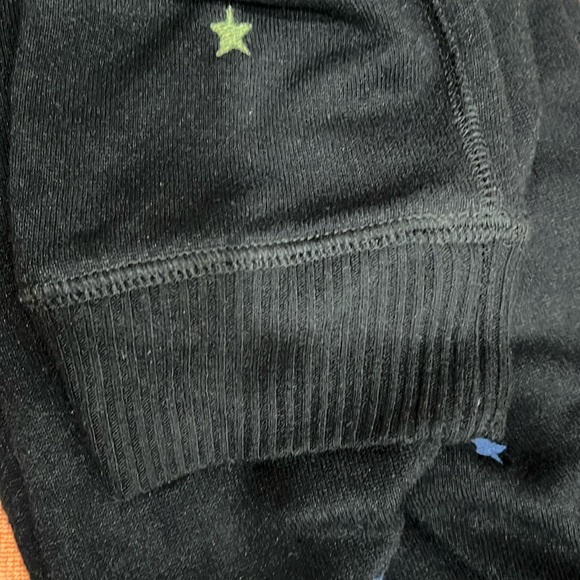 Rails Theo Star Sweatshirt Top Embroidered Black size S - Picture 4 of 11